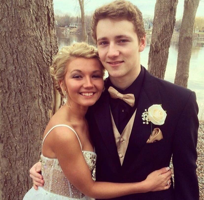 Junior Year PROM, first picture as an official couple.