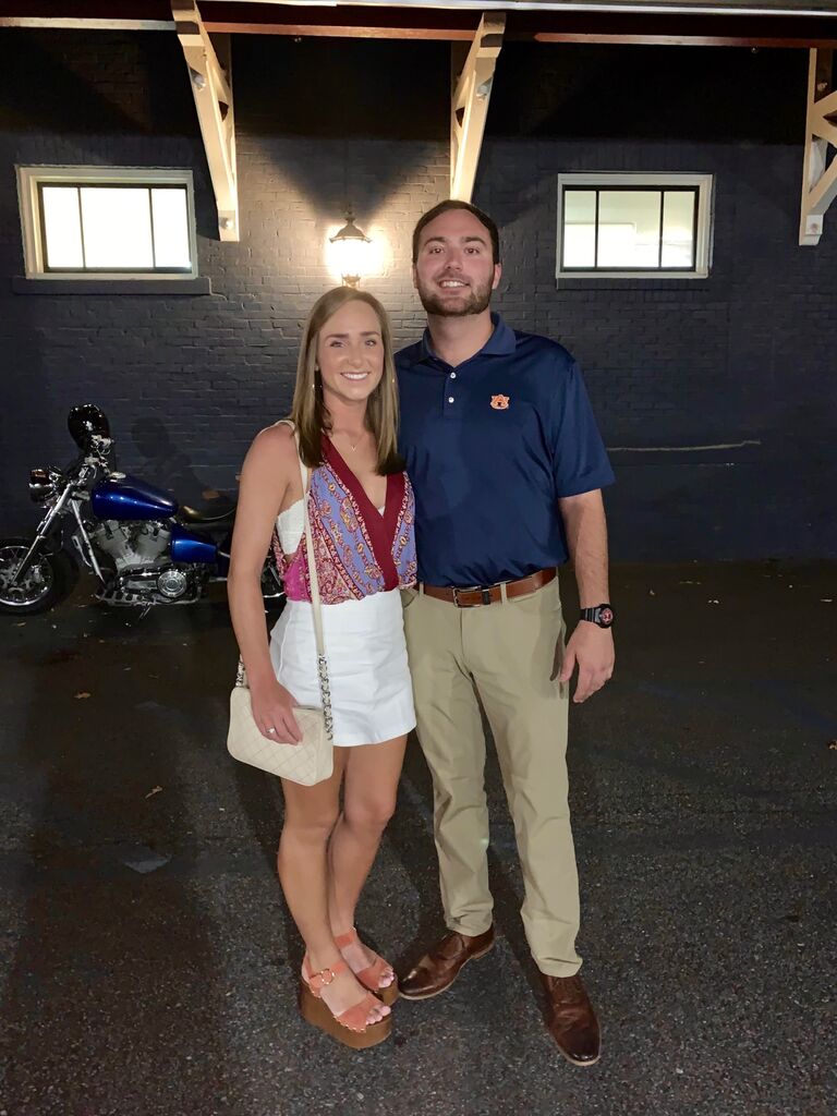 Our first date at The Hound in Auburn!