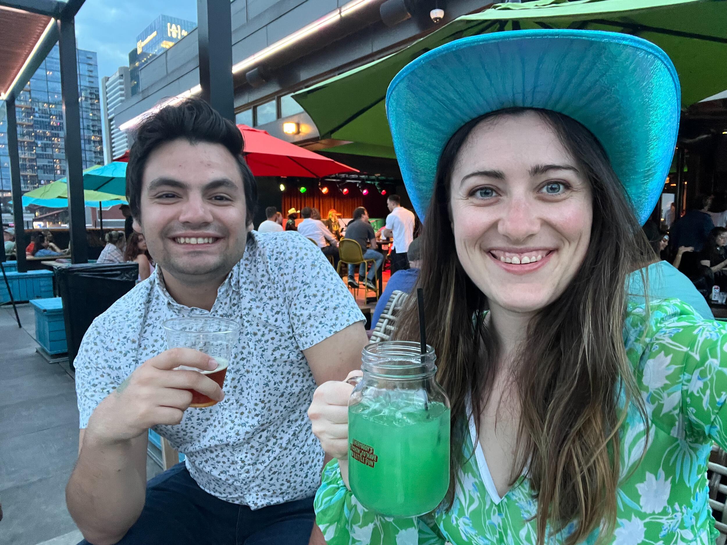 Pretending to be cowboys in Nashville 
