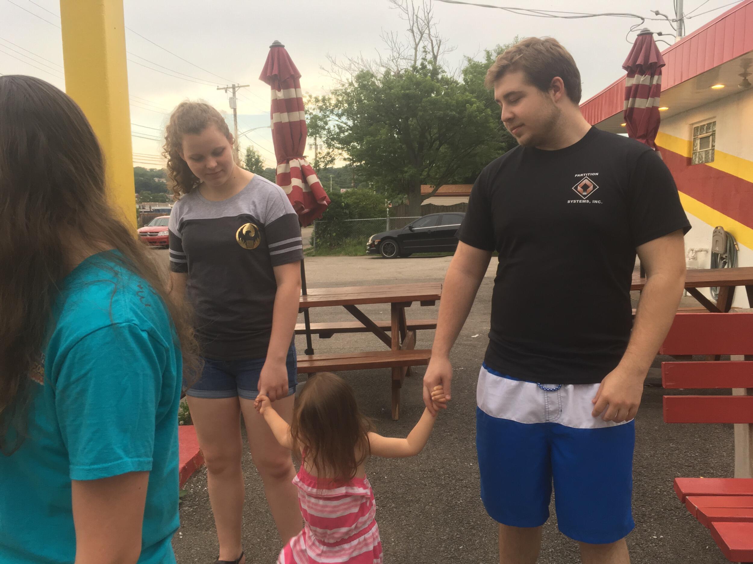We spent our summers with friends and family.