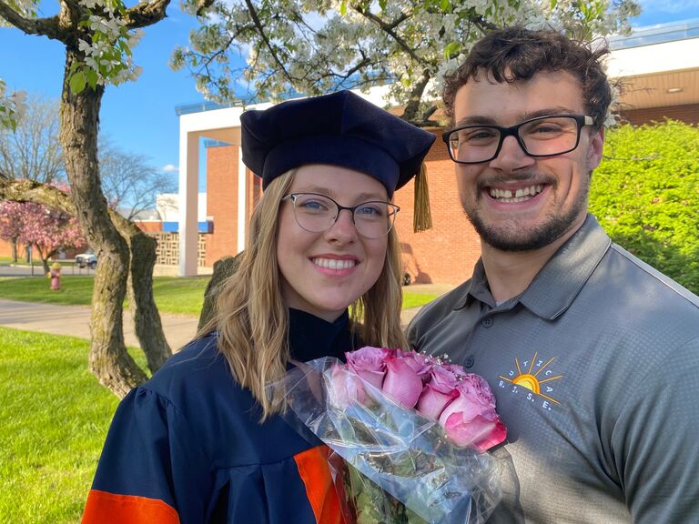 Kristina graduates from DPT school!