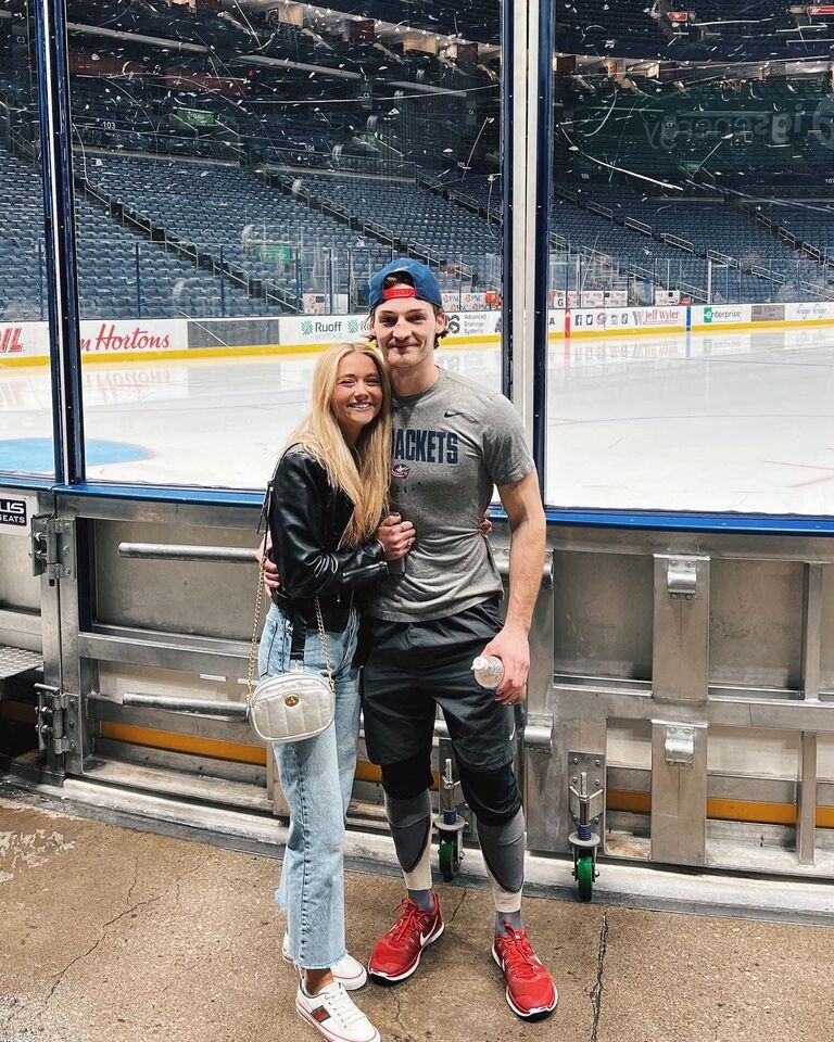 1st NHL game as a Blue Jacket!