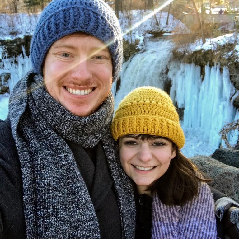 Minneapolis, MN
Ryan taking Sandra to Minnehaha  Falls on her weekend visit from Seattle. Ryan had spent this visit showing Sandra the fun breweries and cozy nights that make the Minnesota winter a little easier. This was Sandra's 4th time in Minneapolis and she was already beginning to feel like this incredible city was home.