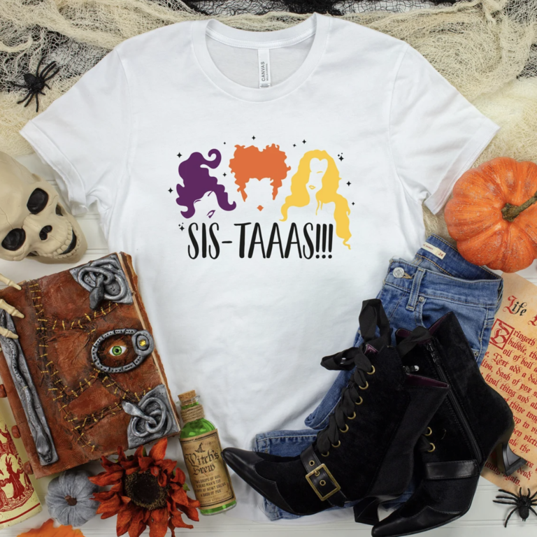 Hocus Pocus Sistaaas Bachelorette Party Shirt