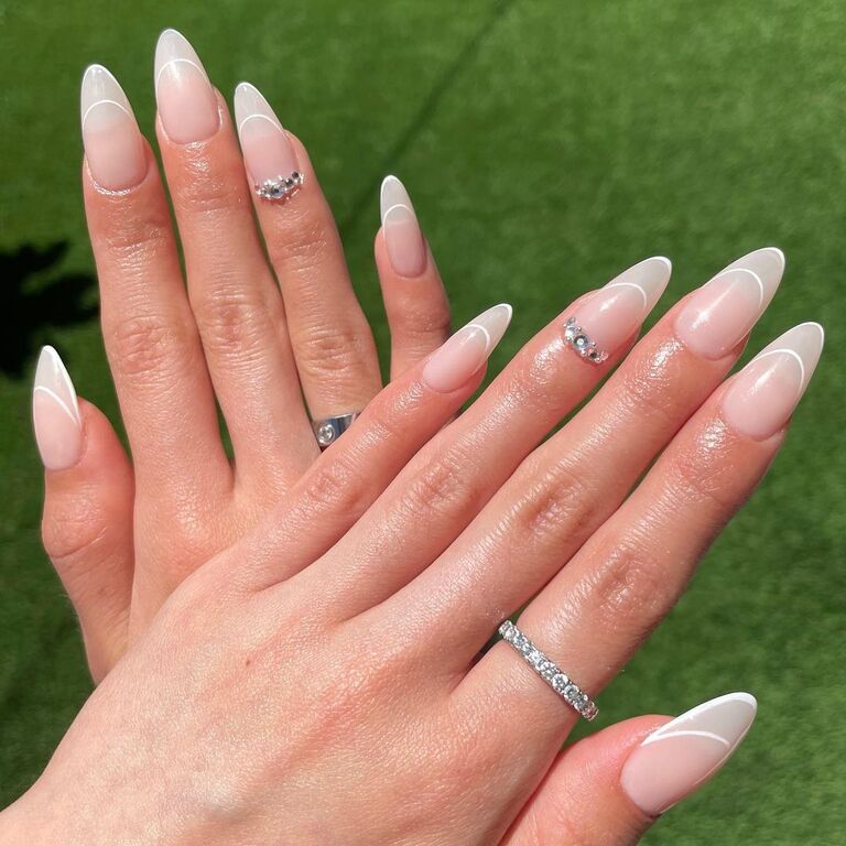 31 French Tip Wedding Nail Ideas From Classic To Glam