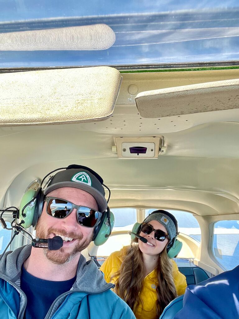 Flying together for the first time.