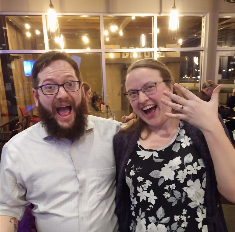 We knew pretty quick this wasn't going away any time soon, but we made it official on March 31, 2023... having already made plans to move across the country together!