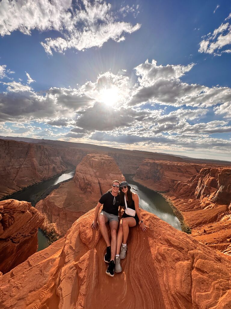 The traveling adventures continued when we went on our first cross country vacation to Arizona with Andrew's family.