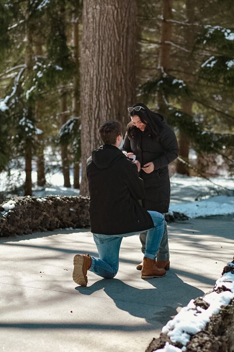 The day Michael proposed!