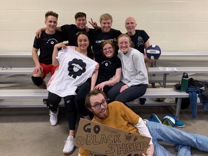 And Luke loves watching Lauren play volleyball with her team.