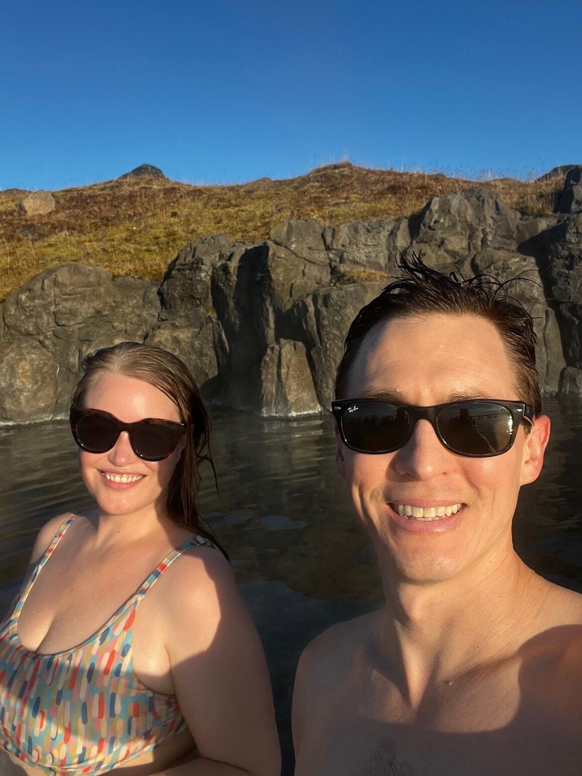 One of the few times Hannah or Jeremy has skipped a museum; it was to go to another geothermal lagoon in Iceland. 
