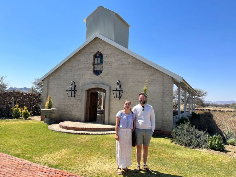 We went to Out of Nature Country Lodge to go look at the Wedding venue. 