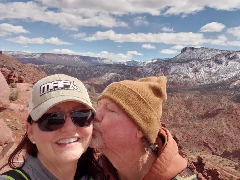 Snow-kissed trails and mountain air – the perfect adventure with my favorite person.