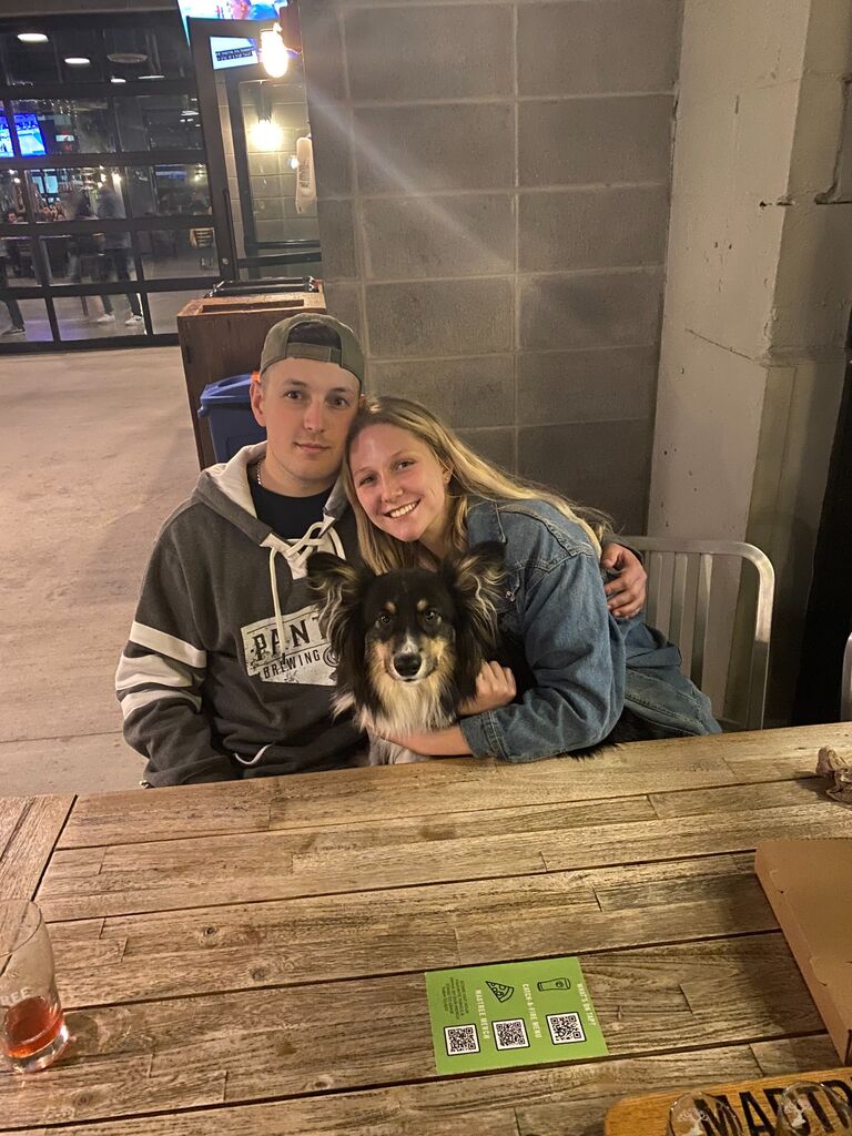 One of our last trips to Madtree with Zeke