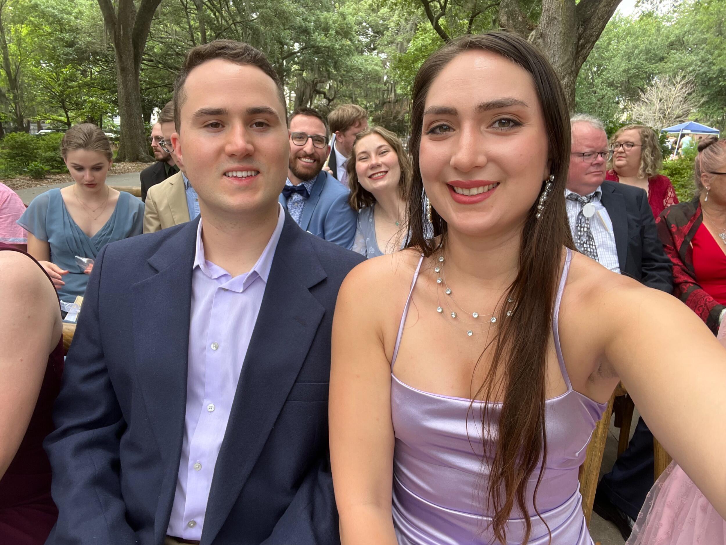 Our First Wedding together in Savannah, thanks Steve and Pauline!