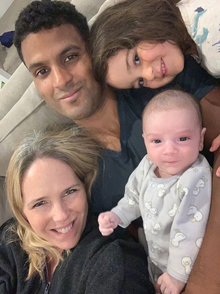 New life as a family of four, Brooklyn, NY.