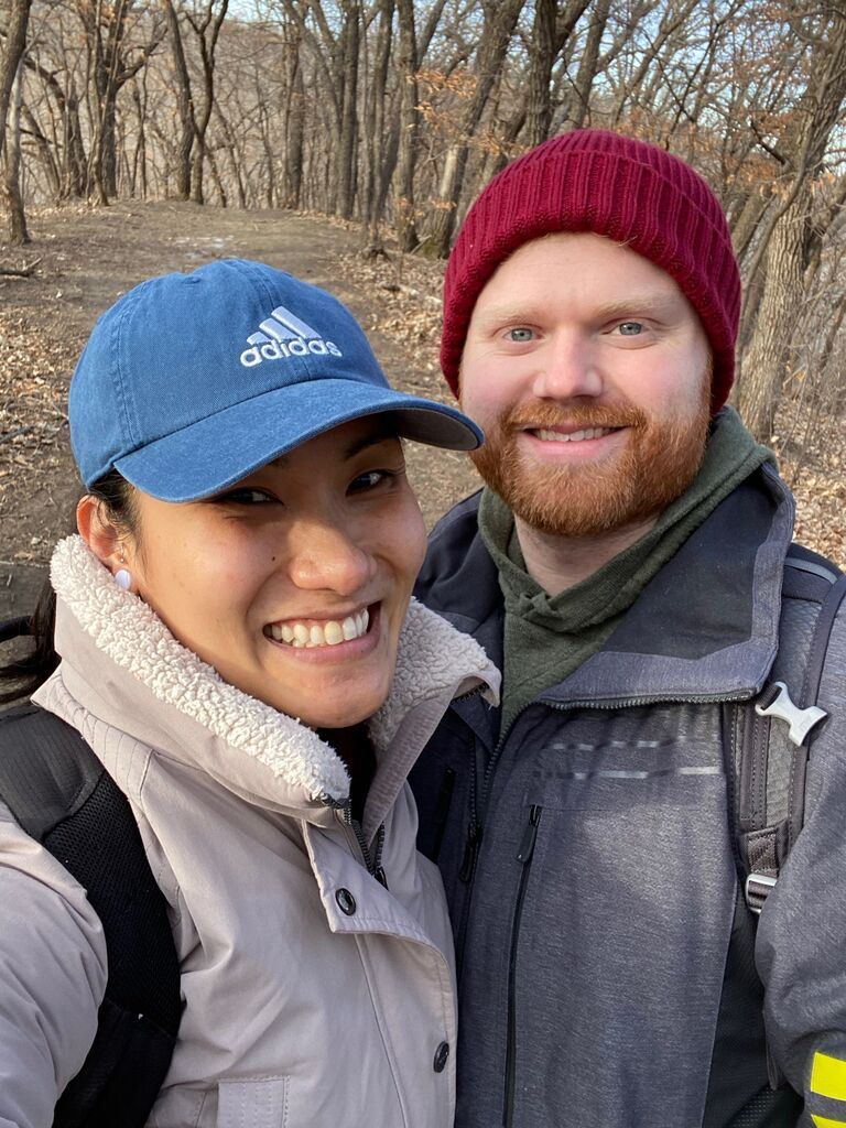 Our first hike @Newton Hill State Park!