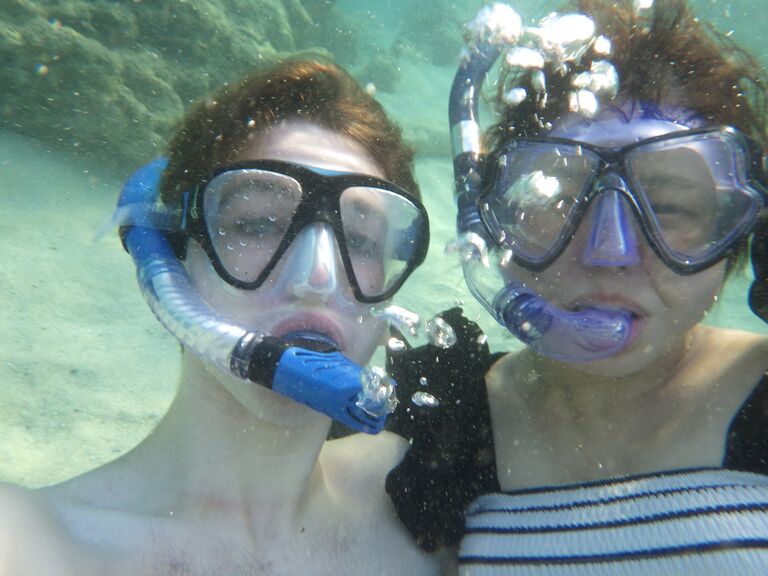 Went snorkeling at Shark's Cove!