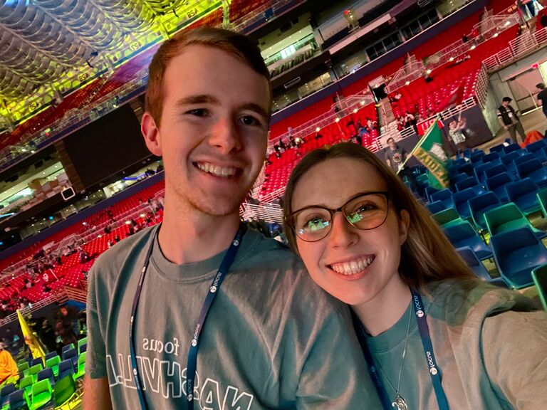 We started 2024 off with overwhelming joy by attending Seek, a Catholic youth conference. It was a beautiful experience being among so many young Catholics! 