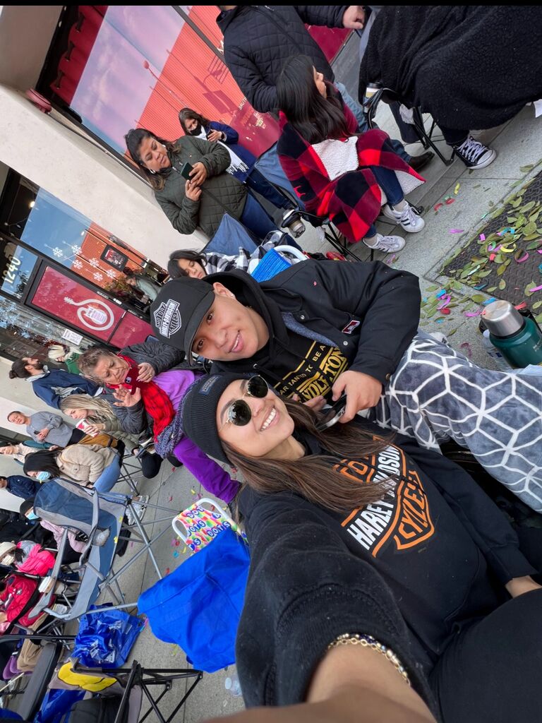 First time at the Rose parade.