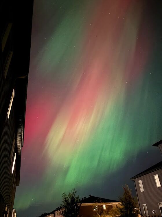 And Aurora visited us there too!