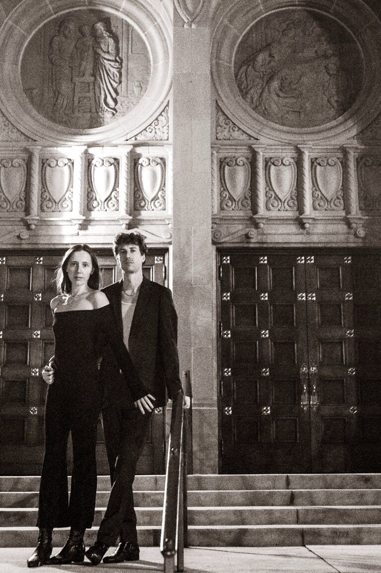 and finally - we walked down the street from our house under a full moon and shot our engagement photos. let's get married