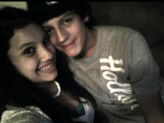 One of our very first pictures taken in our first month dating. :)