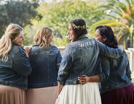 torrid wedding collection jean denim jackets bridesmaids