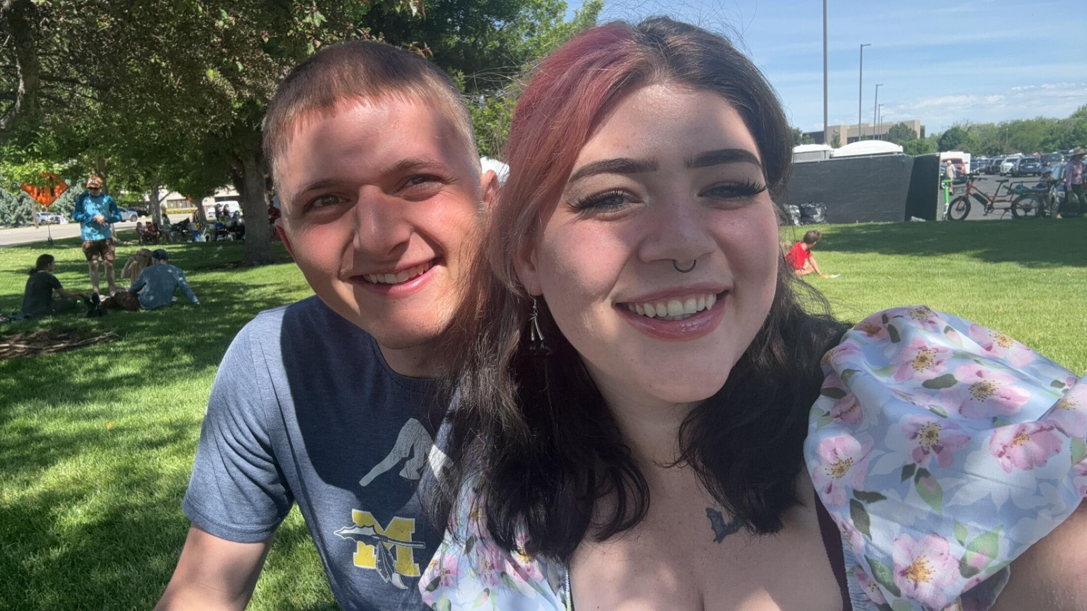 Saturday farmers market in Boise, ID