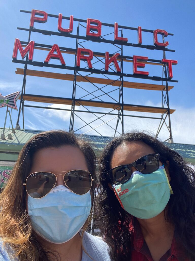 First picture in our new city, Seattle!