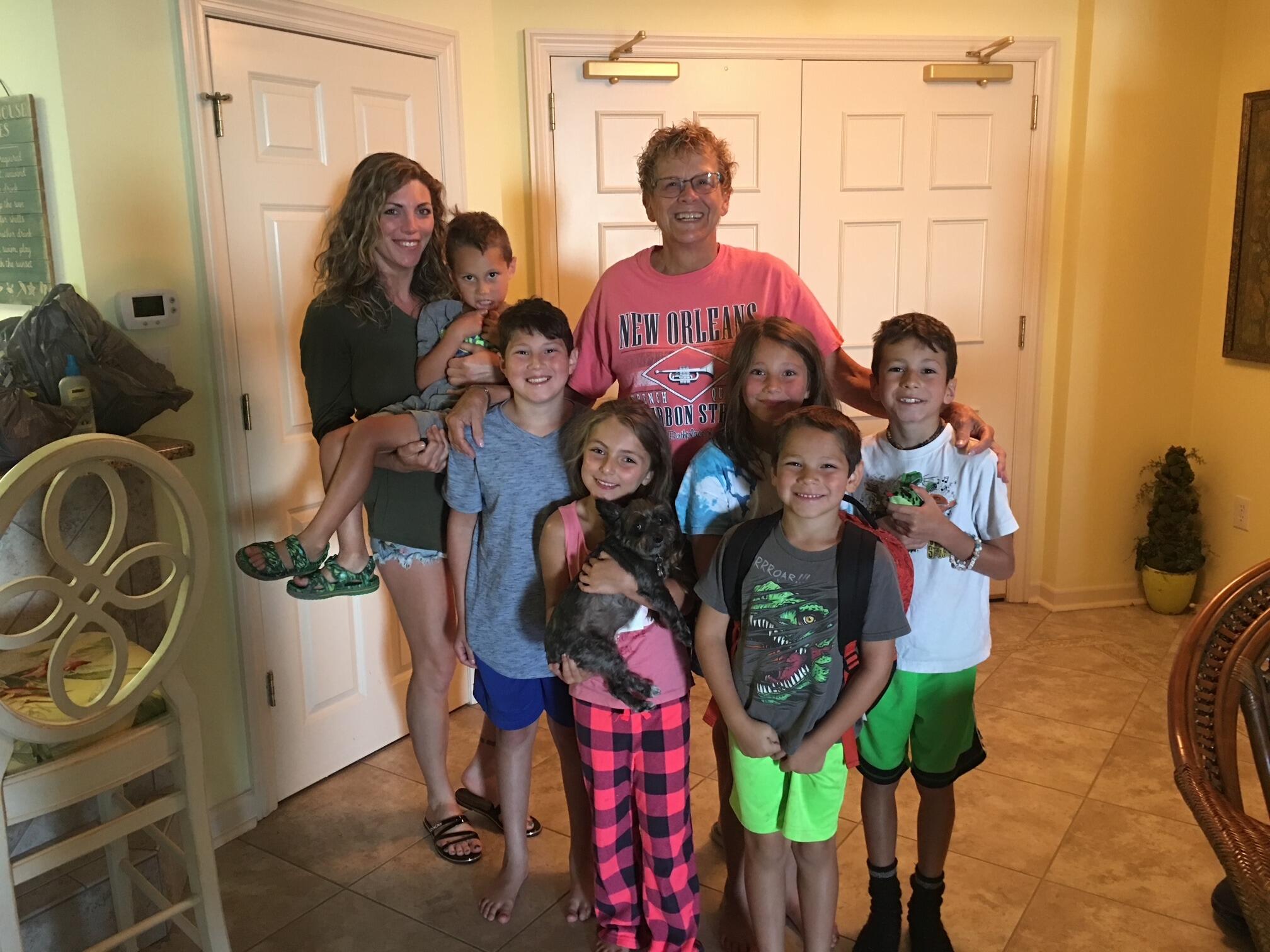 The Winecoff Clan entered our home and hearts in 2018 and mine and Emma's small world exploded with love and excitement! A year later is this pic, our very first family vacation together and we have to thank Uncle Mark and Aunt Dawn for opening their beautiful condo in Myrtle Beach to us! It was more than generous and a memory we will always cherish!!