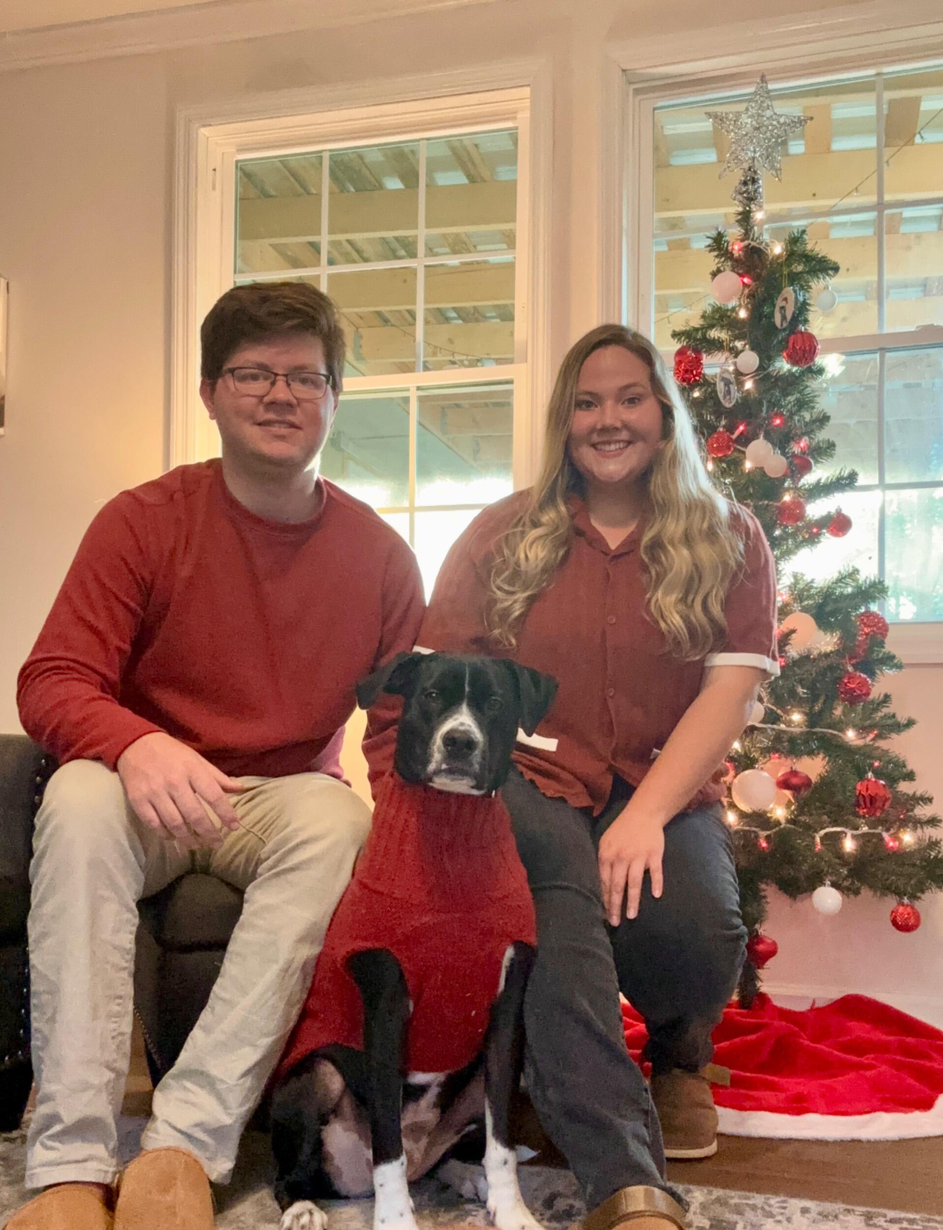 Our first Christmas card that we sent out. 
