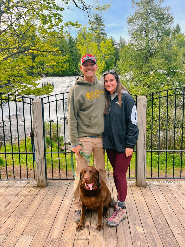 Cooper brought Sadie to some of his favorite places in the Upper Peninsula of Michigan. This was also out first family photo with Duke! This was also Memorial Day weekend when Sadie and Cooper spend time in Eagle River with the whole Hletko clan! 