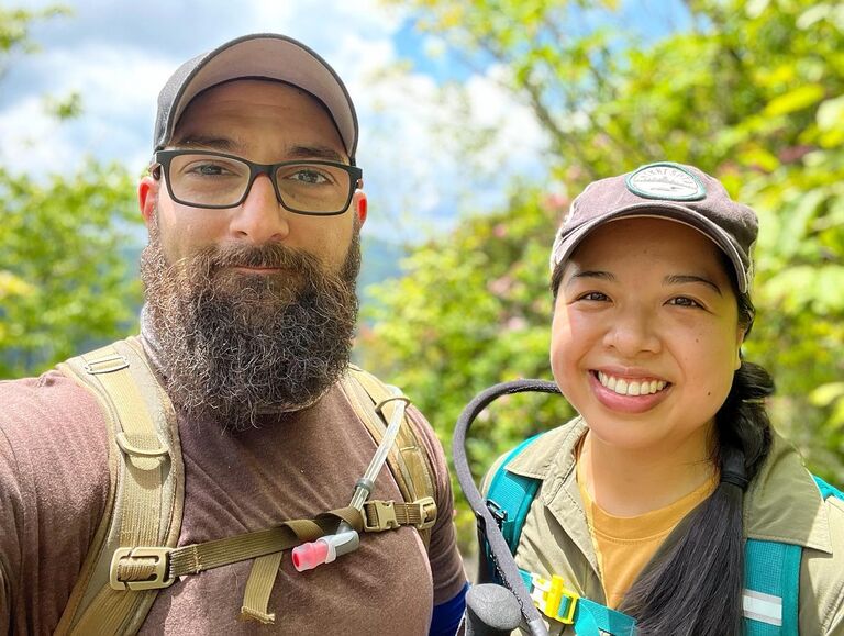 For Karena's 30th birthday, we spent the weekend hiking in Asheville.