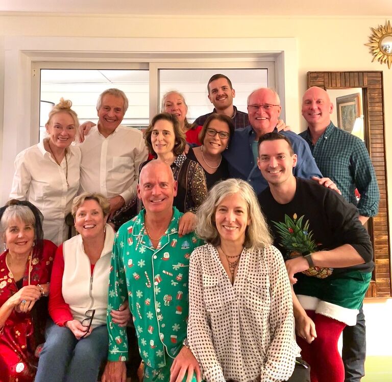 Enjoying a dinner party with friends in Rehoboth