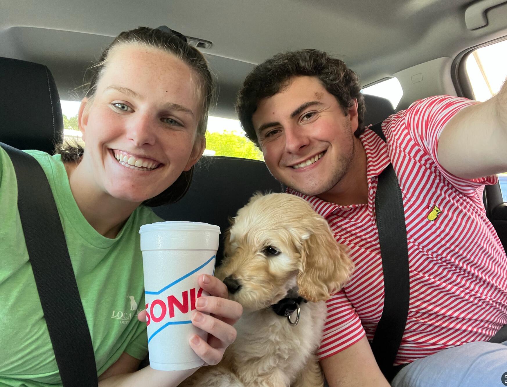Our best buddy joined the family! Maverick came home in April 2022!