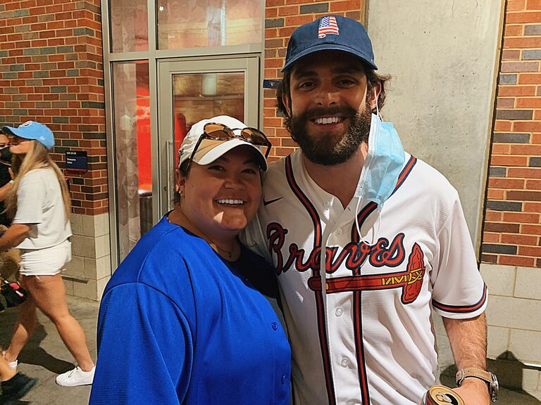 And we just so happened to meet up with Thomas Rhett while we were there!