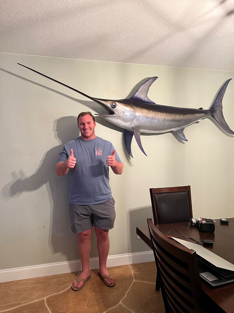 Where the fish was first hung...