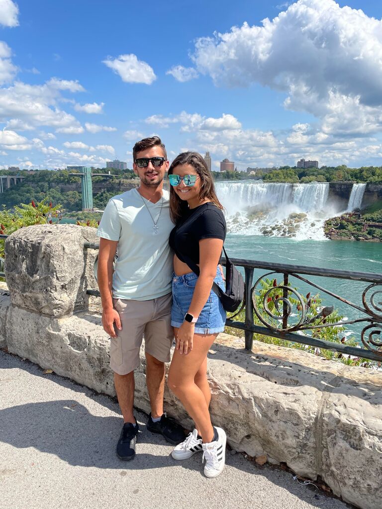 Our one year trip together to Niagara Falls