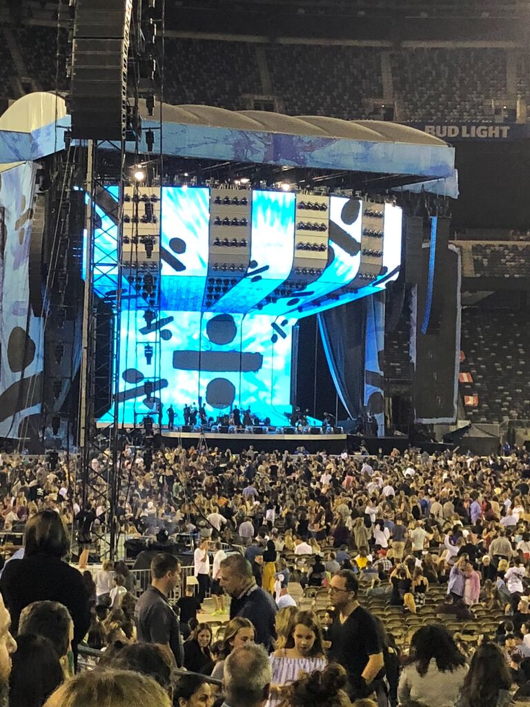 Ed Sheeran concert where we met