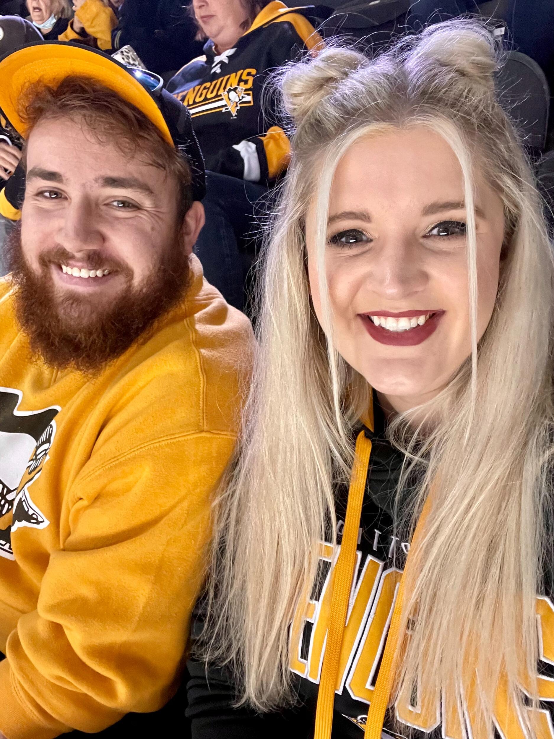 Pens game against the Calgary Flames