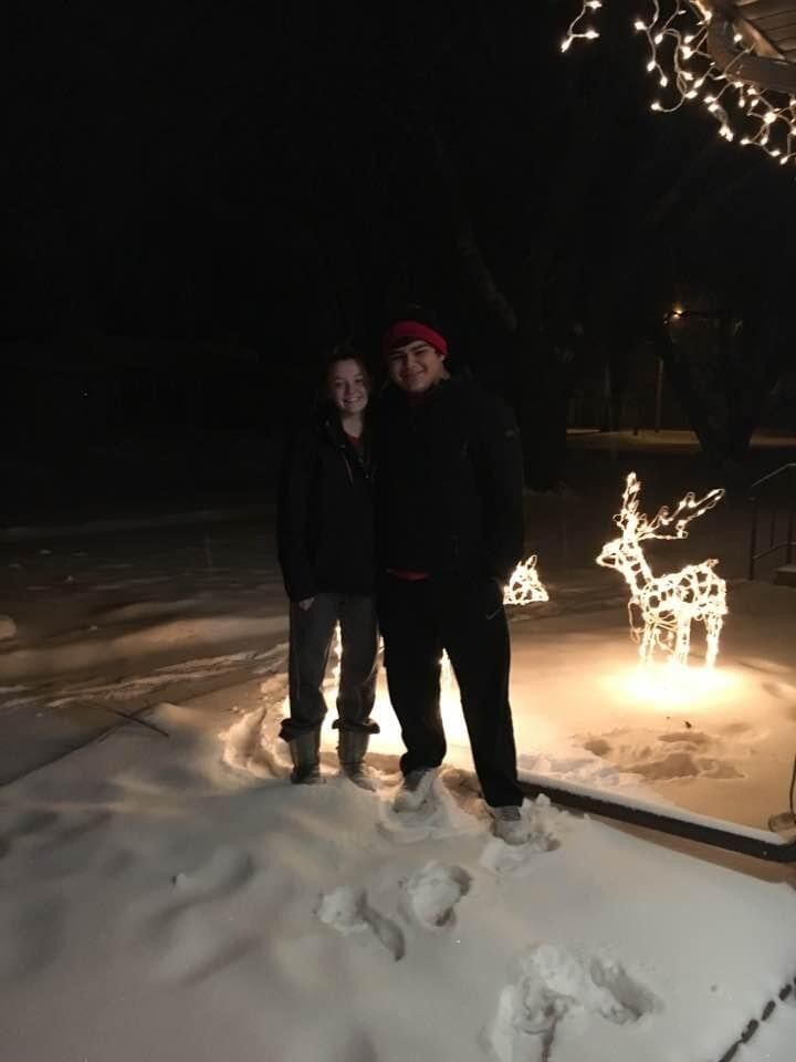 Christmas became so fun for this couple. Our winter's became full of driving around and looking at Christmas lights. Something that allowed us to bond and have endless amounts of fun. This is still a fun little tradition we do to this day!