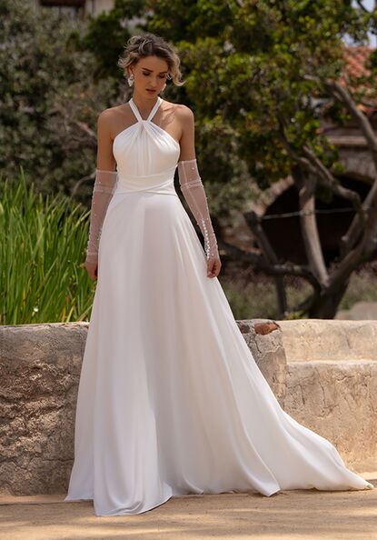 Halter Wedding Dresses | The Knot