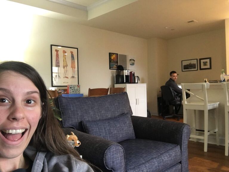 Corey and Cate start sharing coworking space during COVID