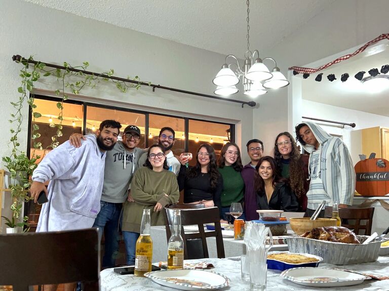 Thankful to spend Thanksgiving with family