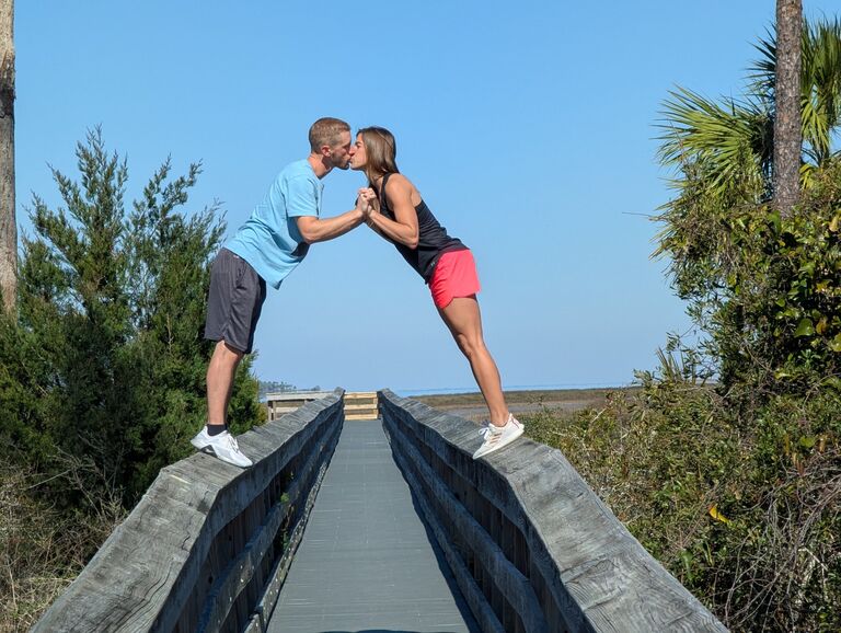 Fun engagement photo shoot