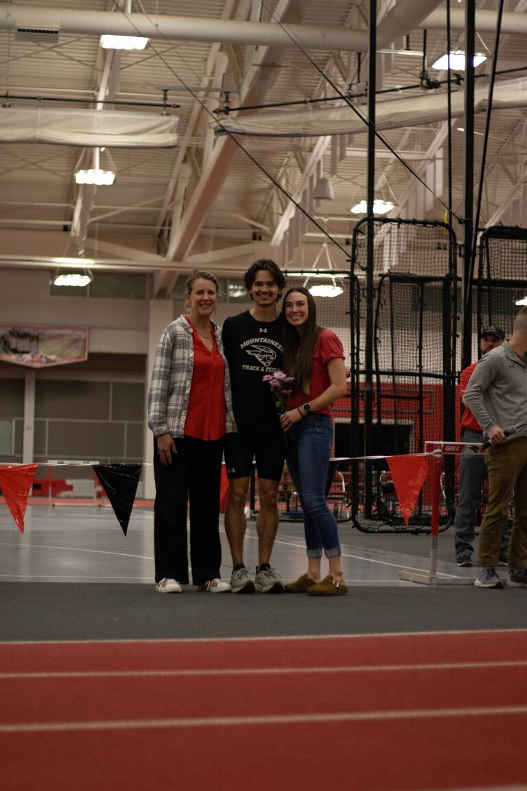 Pat's senior night at Western! Meghan was able to make Pat's last indoor meet as a collegiate athlete and meet the legendary coach Jen Michel.