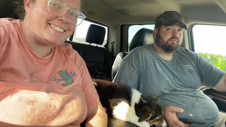 We brought home Kimber from the farm to our house.