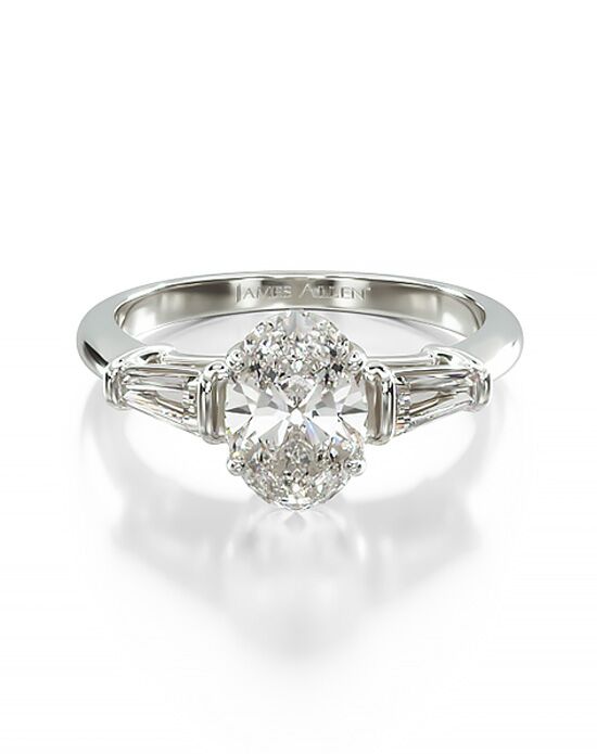 James allen oval store engagement ring