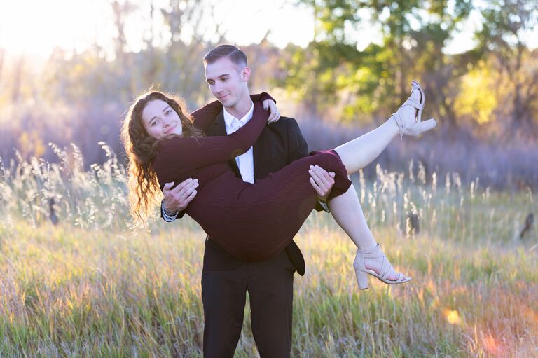 Our engagement photos turned out so wonderfully, courtesy of my Dad! We could not wait to immortalize this time in life!